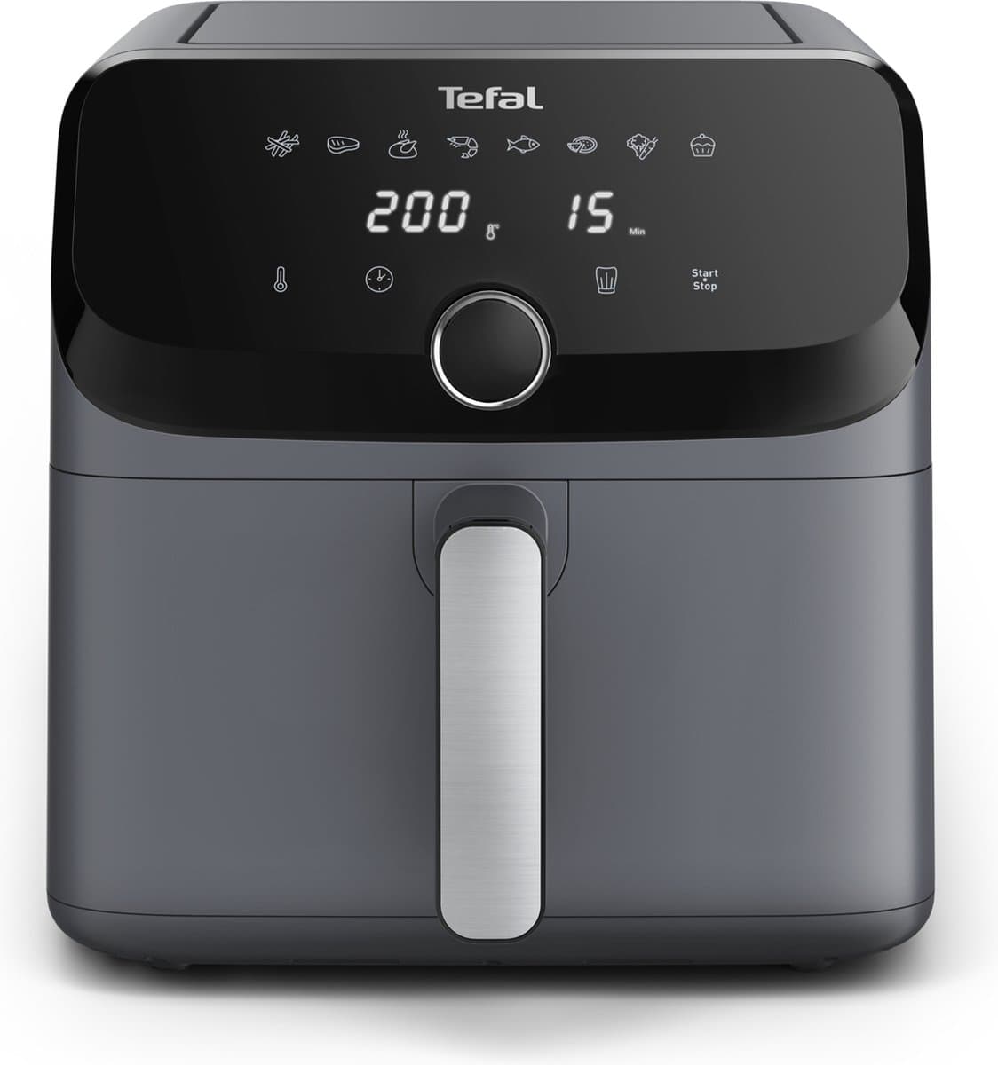 Tefal Easy Fry Mega EY855B - Airfryer - 7,5L - 1700W - Voor Grote Gezinnen - Grijs — afbeelding 1