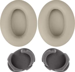 Vervangende Oorkussens voor Sony WH-1000XM3 Noise Cancelling Hoofdtelefoon van MMOBIEL - Memory Foam en Protein PU Koptelefoon Oorkussens - Noise Isolation Earpads – Bruin — thumbnail 4