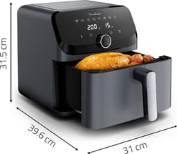 Moulinex Easy Fry Mega EZ855BF - Airfryer - Grijs — thumbnail 8