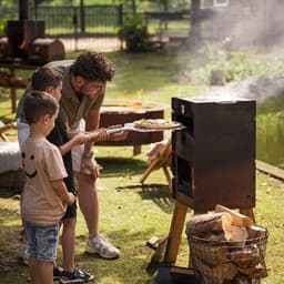 Welvaere Utenovn Pizza oven - Complete set - Houtgestookt - Cortenstaal — thumbnail 2