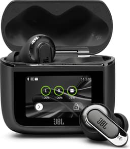 JBL Tour Pro 3 - Draadloze Oortjes met Noise Cancelling - True Wireless Bluetooth - Hi-Res Audio (LDAC) - Smart Case met Touchscreen - 50 uur - Zwart — thumbnail 1
