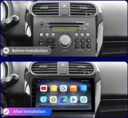 geschikt voor Opel Agila & Suzuki Splash Ritz | 2008 - 2014 | Carplay & Android auto | 2GB & 32GB | Autoradio met navigatie | Radio scherm | 2008 2009 2010 2011 2012 2013 2014 — thumbnail 3