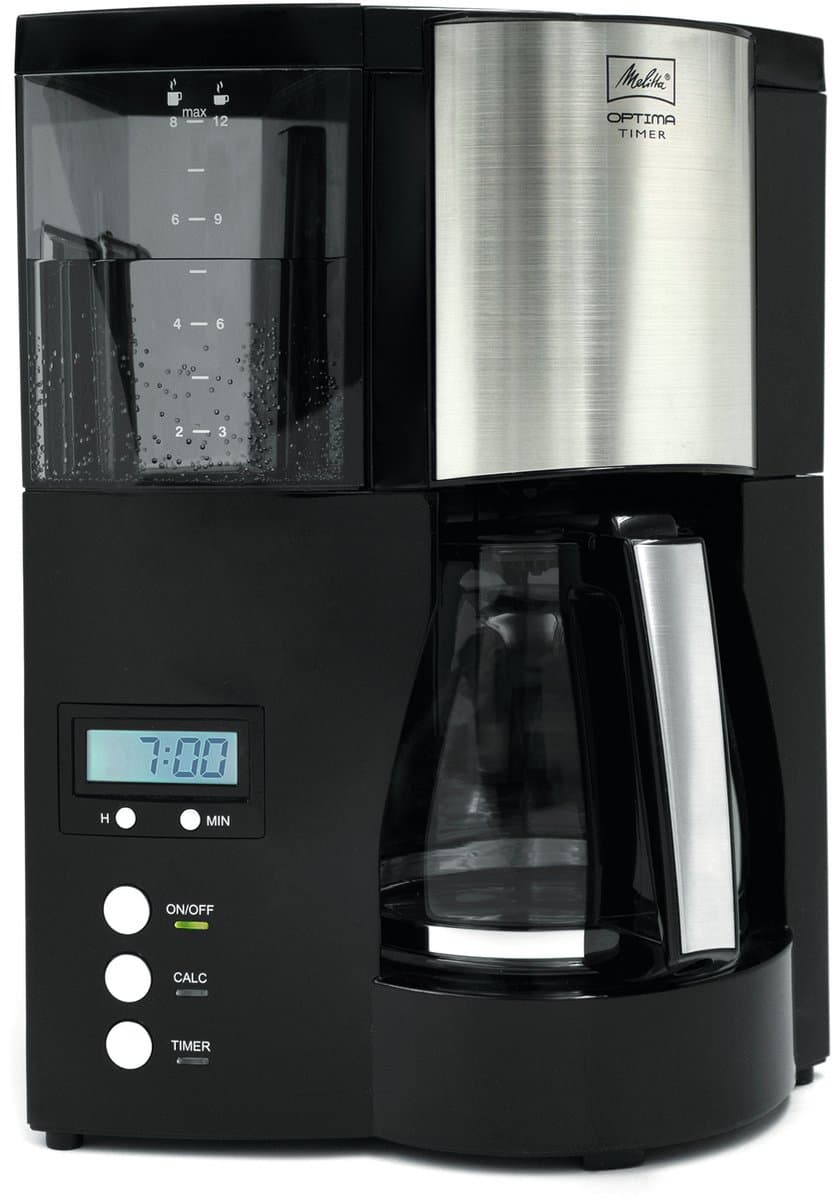 Melitta Optima Timer - Filter-koffiezetapparaat - Zwart — afbeelding 1