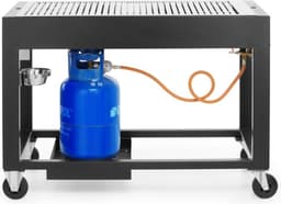 HENDI Gasbarbecue – Zwart – 10kW – 1260x580x900 mm – Windbestendig – Energiezuinig – Gemakkelijk te verplaatsen — thumbnail 5