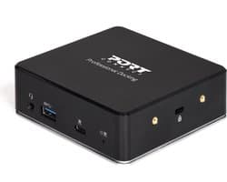 Port Connect - Dockingstation - 2 x 2K USB-A & USB-C - 7 Apparaten - 85W - Met HDMI - Zwart