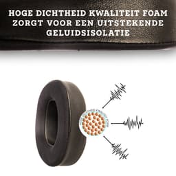 Somstyle Oorkussens Geschikt voor Steelseries Arctis 1, 3, 5, 7, 7P, 7X, 9 , 9X Pro & Prime (Wireless) Headset - 2 Stuks - Gel - Zwart — thumbnail 5