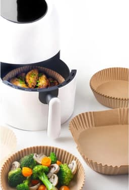 IBILI - Papieren airfryer inzet - 20x20 cm - set met 50 stuks — thumbnail 1