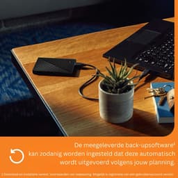 MKSS® Harde Schijf Extern - Draagbare - 1TB Opslag - Zwart — thumbnail 5