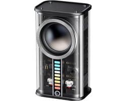 DrPhone SoundSphere - Bluetooth 5.3 Speaker - 3D Stereo Sound - 2 Device Interconnection – Draagbaar - 9D Powerfull Mega Bass – Zwart