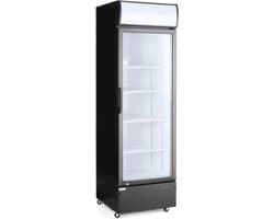 Arktic Koelkast - 313L - Zwart - +2°C/+10°C - Geforceerd - Wielen - 620x669x1965mm - Horeca Koelkast