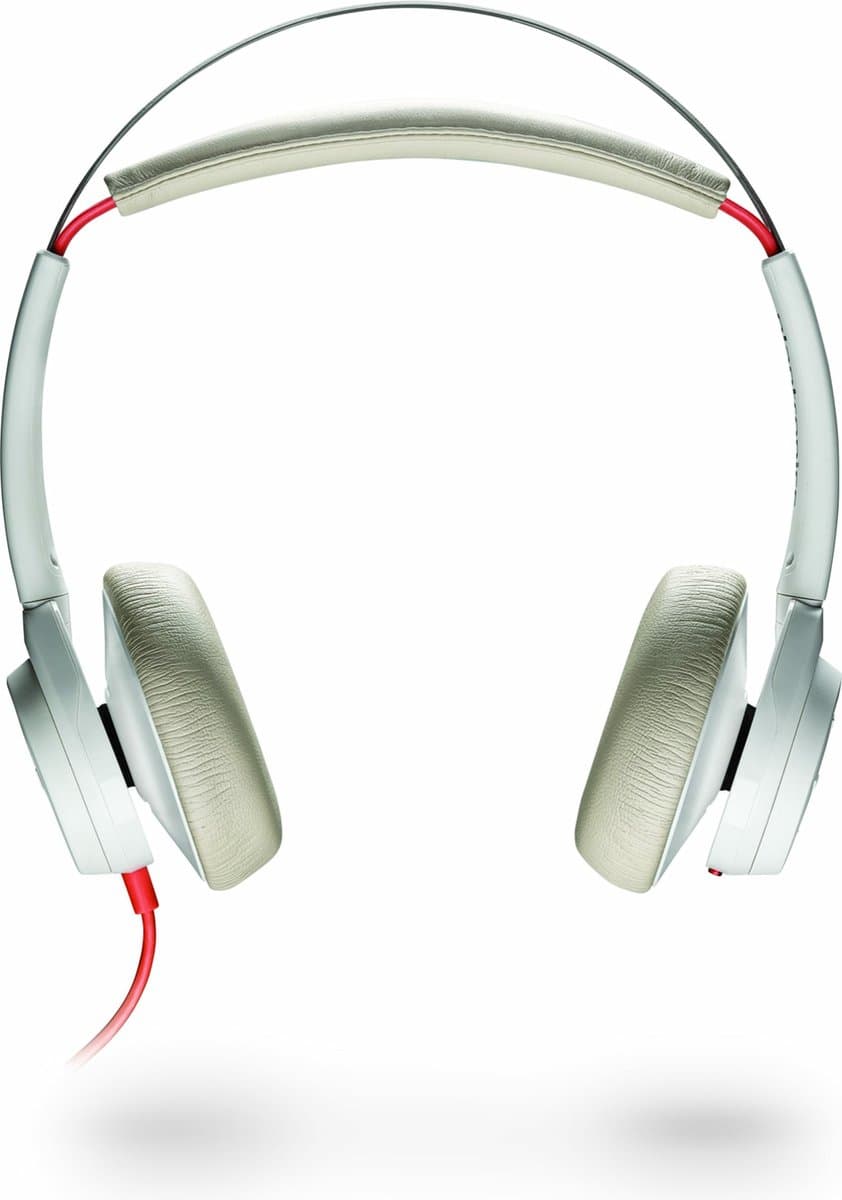 Plantronics Blackwire C7225 binaural USB ANC On Ear headset Telefoon Kabel Stereo Wit Noise Cancelling Microfoon uitsch — afbeelding 1