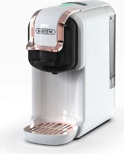 5 in 1 Koffiezetapparaat - Senseo - Meerdere Capsules - Koffiepadmachine - Koffiemachine - Cappuccino - Latte - Heet/Koud - 19B - 1450W - Wit — thumbnail 1