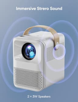 Equivera Mini Beamer - Draagbare Beamer - Beamer - Mini Beamer Projector - Projector - Mini Projector — thumbnail 2