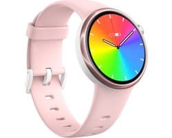 Smartwatch Kinderen – Stappen – Hartslag – Calorieën – Slaap Monitor – Roze