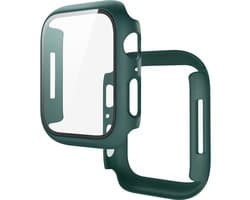 Stravo Full Cover/Hoesje - Screen Protector - Geschikt voor Apple Watch Series 10 & Series 11 - 46mm - Bescherm Hoesje voor Apple Watch series 10 / X - maat 46mm - Hardcase - Protection - iWatch S10 & S11 case - Officieel Groen