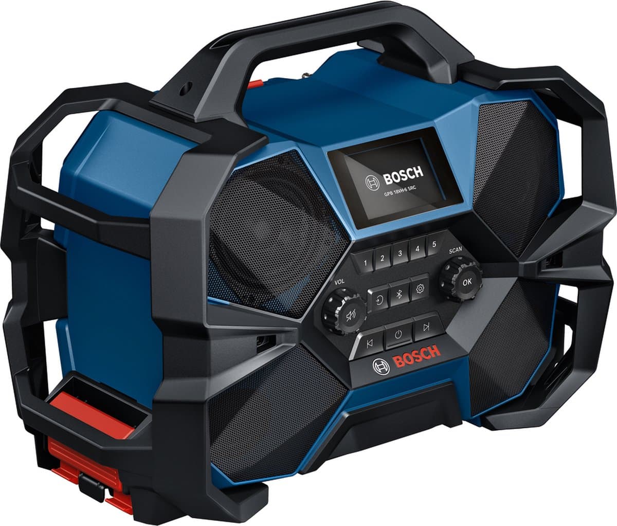 Bosch Professional GPB 18VH-6 SRC - Radio - DAB+, FM, Bluetooth, AUX en Multi-Speaker Sound — afbeelding 1