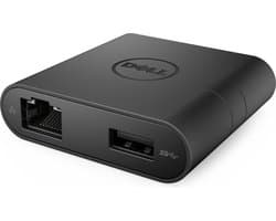 DELL DA200 Bedraad USB 3.2 Gen 1 (3.1 Gen 1) Type-C Zwart