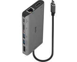 LINDY USB-C dockingstation Geschikt voor merk (dockingstation): Universeel Geïntegreerde kaartlezer, USB-C Power Delive