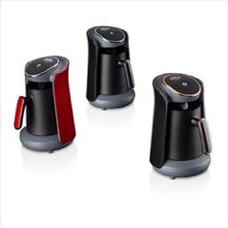 Arzum OKKA Minio Silver - Turkse Koffiemachine - Zwart & Chroom | 4 kopjes | OK004-K - Black & Silver | Turkish Coffee Maker — thumbnail 5