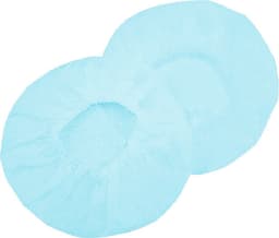 DKT Elastische wegwerp Hygienehoesjes/hoofdtelefoon cover hoes 7cm DKT-HH0007B 100 stuks | Blauw | universeel — thumbnail 2