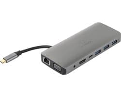 Renkforce RF-4533846 USB-C laptopdockingstation Geschikt voor merk: Universeel, Apple MacBook Incl. laadfunctie