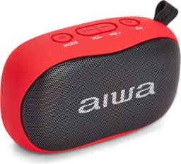 AIWA BS-110RD Bluetooth speaker - Rood / Zwart — thumbnail 2