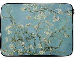 Laptophoes - Bloemen - Van Gogh - Amandelbloesem - Kunst - Oude meesters - Laptop sleeve - Laptop cover - Laptop - 13 Inch - Laptophoes print