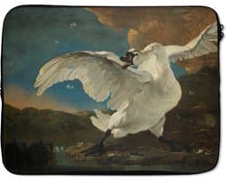 Laptophoes - Zwaan - Oude meesters - Schilderij - Dieren - Laptop case - Laptop hoes - Laptop - 17 Inch - Back to school spullen - Schoolspullen jongens en meisjes middelbare school - Macbook air hoes - Chromebook sleeve