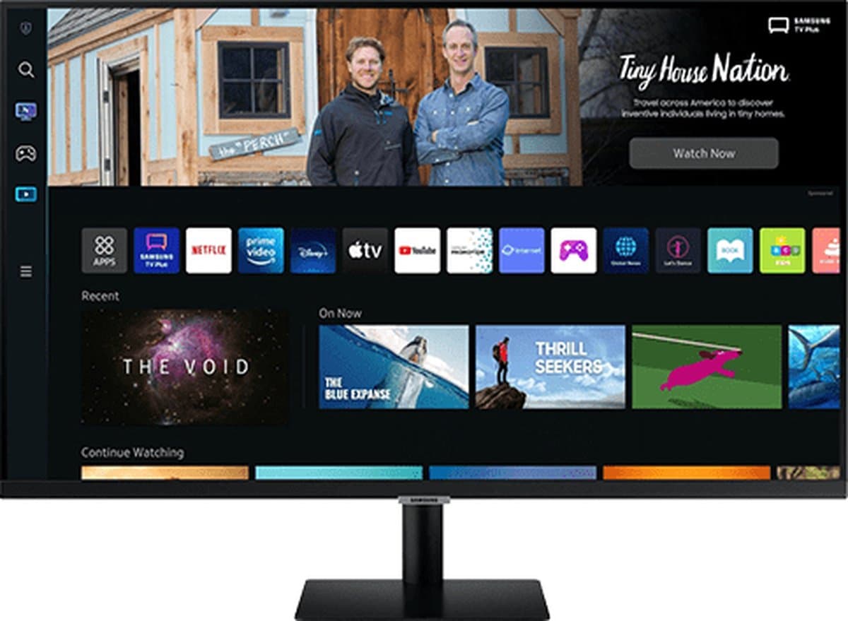 Samsung Smart M5 LS27BM500EUXEN - Full HD Smart Monitor - Apple AirPlay - Tizen - Wi-Fi - Bluetooth - 27 Inch — afbeelding 1