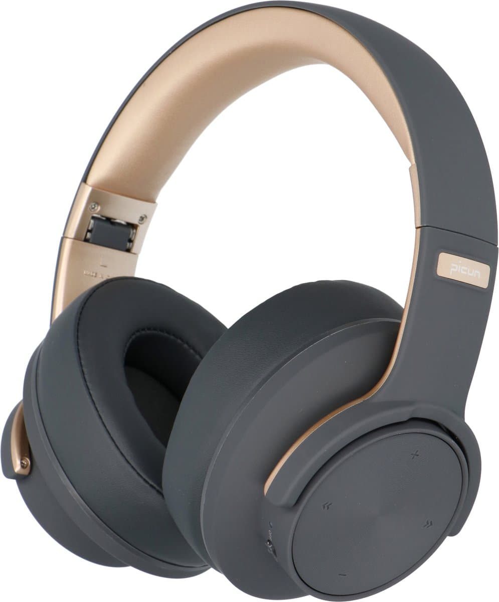 doobs draadloze bluetooth koptelefoon B8 phantom gray - 6D surround geluid — afbeelding 1