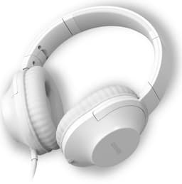 Qware Sound - Koptelefoon Kinderen – Koptelefoon Volwassenen - Koptelefoon Bedraad - Wired - Kabel - Headphone - Wit — thumbnail 1