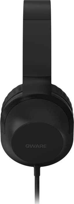 Qware Sound - Koptelefoon Kinderen – Koptelefoon Volwassenen - Koptelefoon Bedraad - Wired - Kabel - Headphone - Zwart — thumbnail 2