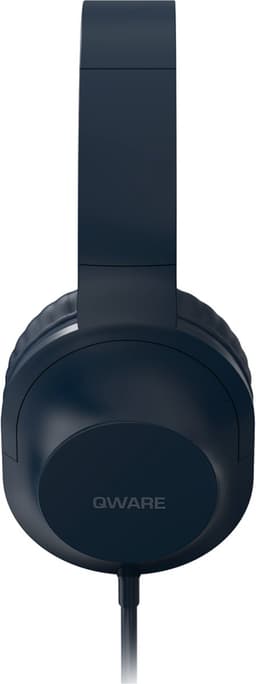 Qware Sound - Koptelefoon Kinderen – Koptelefoon Volwassenen - Koptelefoon Bedraad - Wired - Kabel - Headphone - Blauw — thumbnail 2
