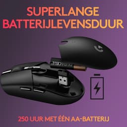 Logitech G305 Lightspeed - Draadloze Muis - Rechtshandig - Zwart — thumbnail 4
