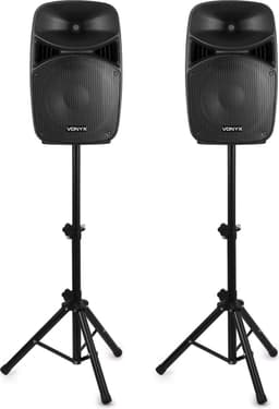 Geluidsinstallatie - Vonyx VPS122 actieve 800W Bluetooth geluidsinstallatie met mp3 speler — thumbnail 3