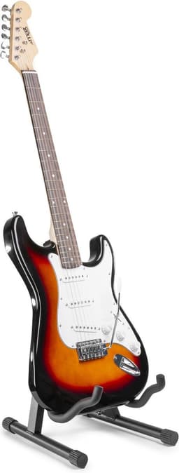 Gitaar standaard voor akoestische en elektrische gitaar - Max GP20 - Opvouwbare gitaarstandaard - Zwart — thumbnail 4
