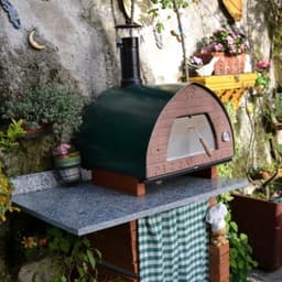 Pizza Party - Houtgestookte Pizzaoven - 70 x 70 - Groen — thumbnail 1