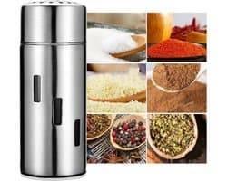 Stainless Steel Sauce Jars Chili Jars Barbecue Condiments Box Seasoning Jar Set  Specification:Small Hole
