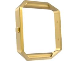 Horloge frame - Fitbit Blaze - goud - roestvrij staal vervanging