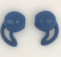 KELERINO. Anti-slip siliconen earhooks / earhoox / oorhaken geschikt voor Airpods 1 & 2 - Donkerblauw — thumbnail 1