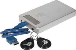 Digittrade RS256 RFID Security 1 TB Externe SSD harde schijf USB 3.2 Gen 1 (USB 3.0) Zilver, Zilver/esdoorn DG-RS256-10 — thumbnail 1