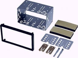 inbouw frame voor 2 din autoradio universeel bracket — thumbnail 1