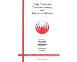 Early Childhood Television Viewing and Adolescent Behavior, Volume 66, Number 1