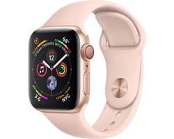 Apple Watch Series 4 GPS - Cellular - Smartwatch dames - 40 mm - Roze
