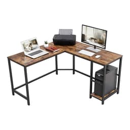 Furnihaus - Computer tafel - Hoek Bureau - Idustrieel - Vintage - Hout - Metaal - 138x138x75cm — thumbnail 2
