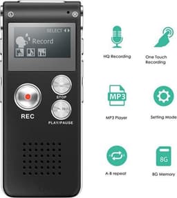 Voice Recorder Premium - Stereo Opname - Met MP3 Speler functie — thumbnail 4