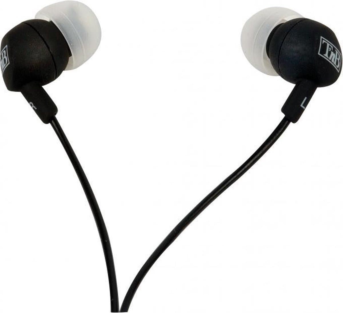 T'nB KPUNBK | Stereo Headset | Microfoon | 20000Hz |Bedraad 3,5 jack | Zwart — afbeelding 1