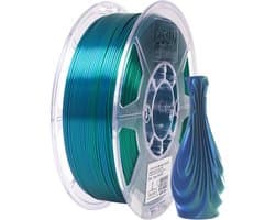DiverseGoods Zijde Magie PLA Filament 1.75mm - Tweekleurig Groen Blauw - Maatnauwkeurigheid +/-0.05mm - 1KG Spoel (2.2 LBS) - 3D Printing Filament voor 3D Printers