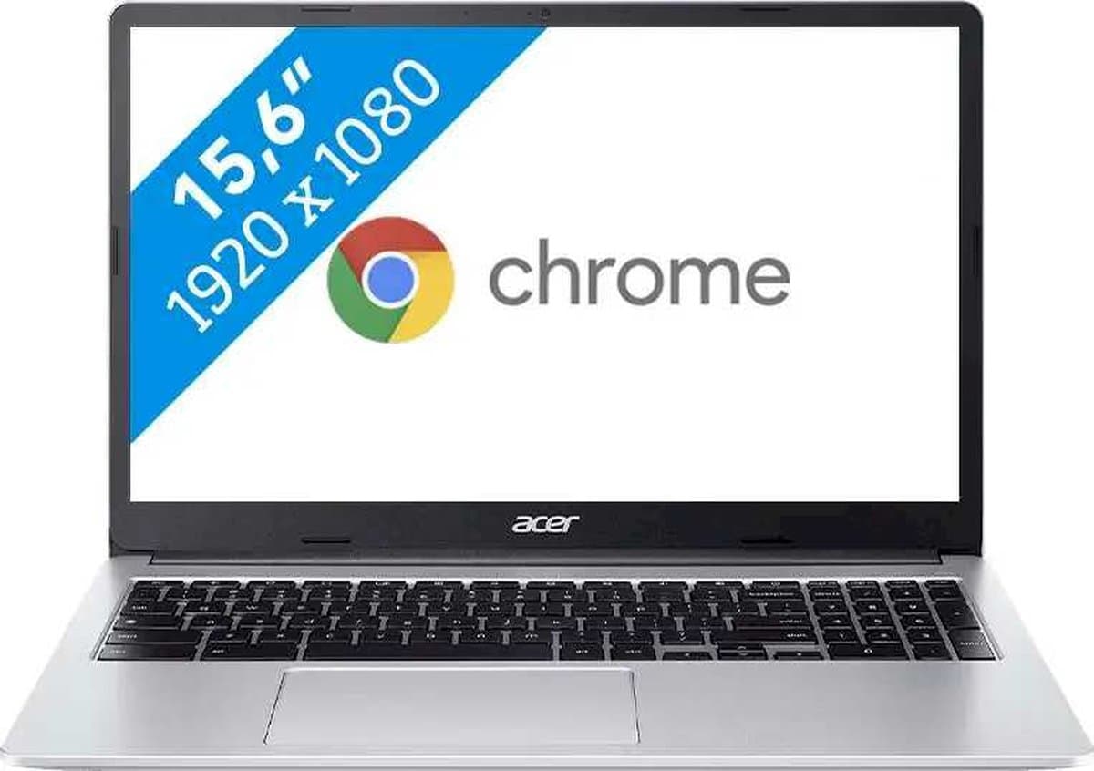 Acer Chromebook 315 (CB315-4H) - 15.6 inch - Chrome OS - Zilver — afbeelding 1