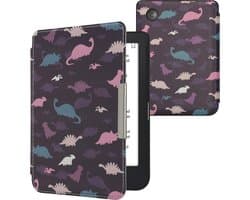 kwmobile e-reader hoesje geschikt voor Kobo Clara 2E hoes - E reader flip case met magnetische sluiting - Ereader cover - Sterrenstelsel en Boom design in blauw / grijs / zwart